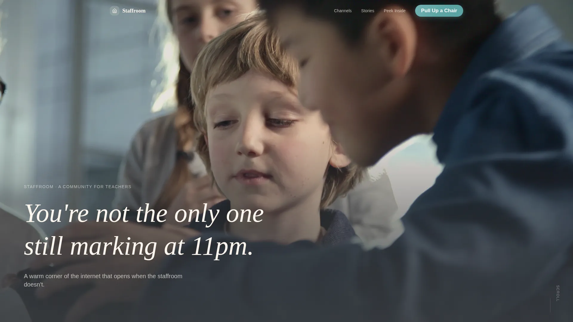 Teachers & Educators Community Landing Page Template