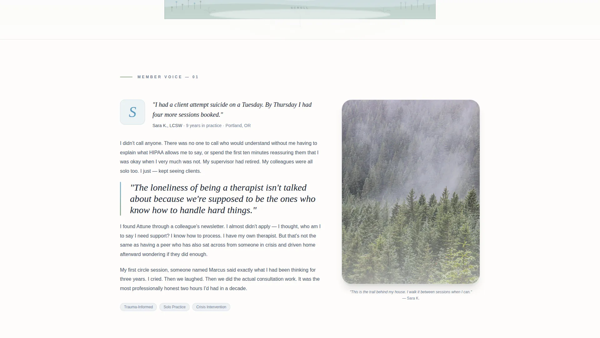Therapists & Counselors Mastermind Landing Page