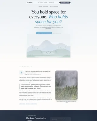 Therapists & Counselors Mastermind Landing Page