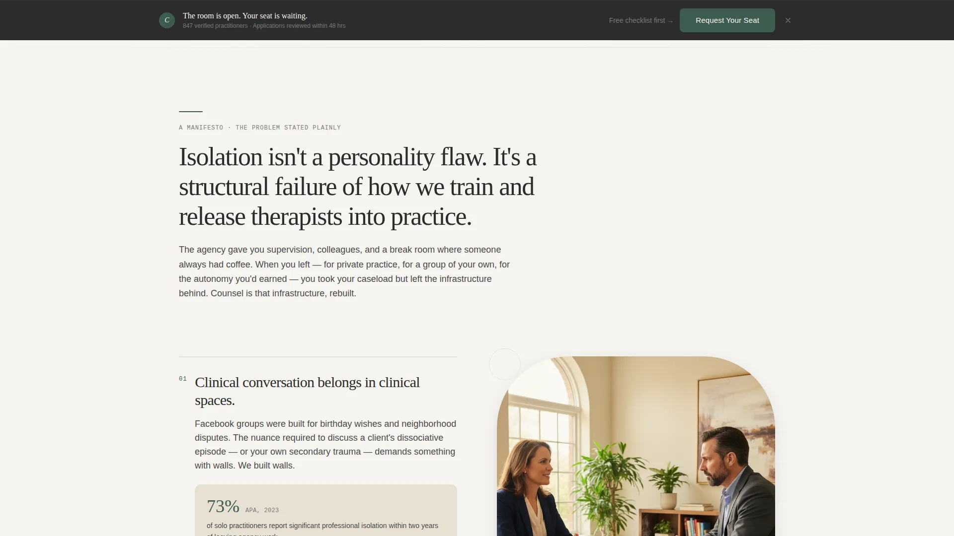 Trusted Mental Health Counseling Landing Page Template