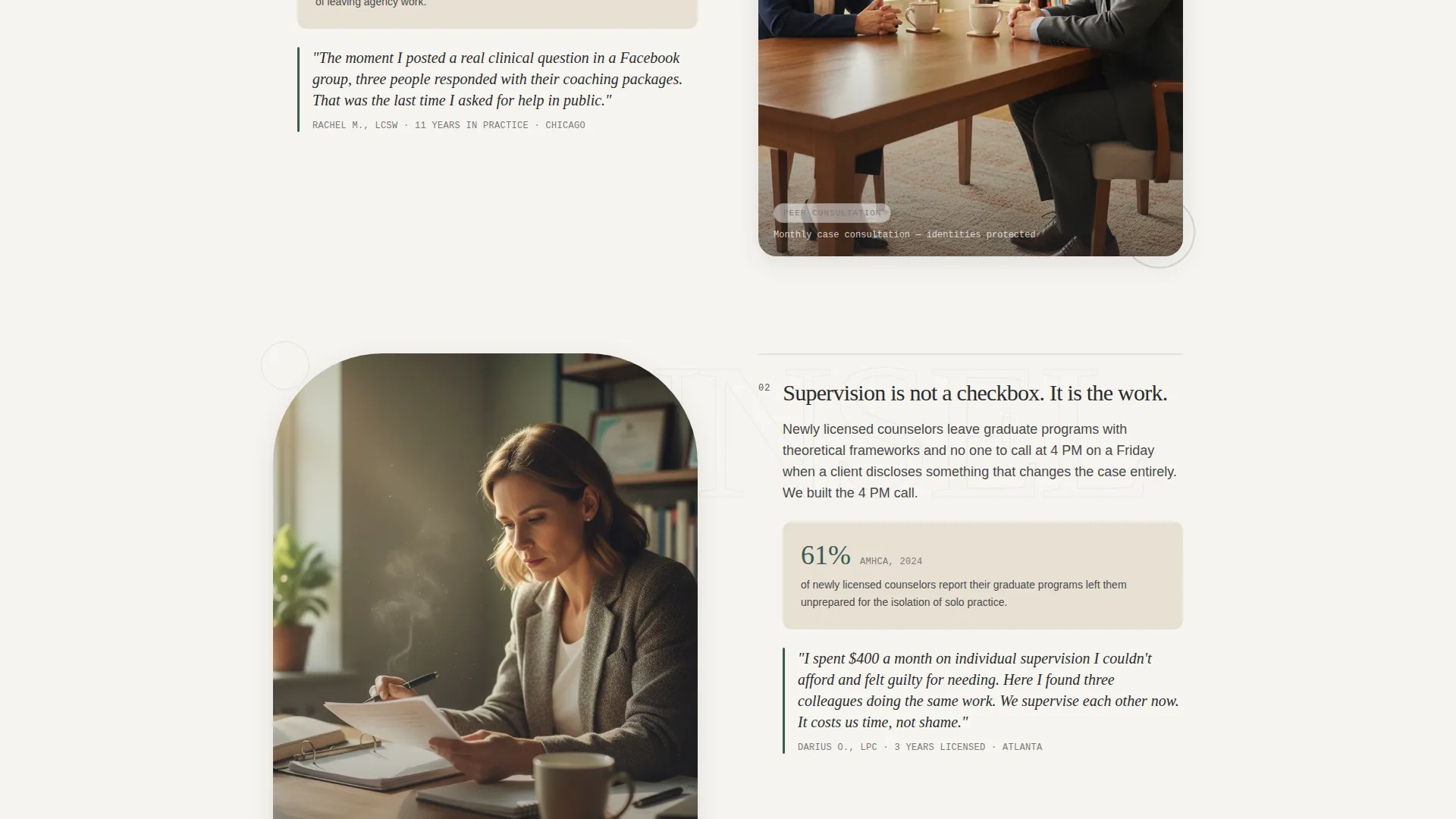 Trusted Mental Health Counseling Landing Page Template