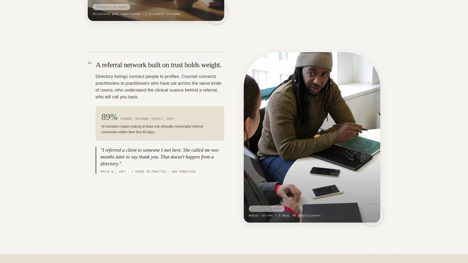 Trusted Mental Health Counseling Landing Page Template