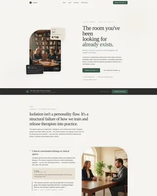 Trusted Mental Health Counseling Landing Page Template