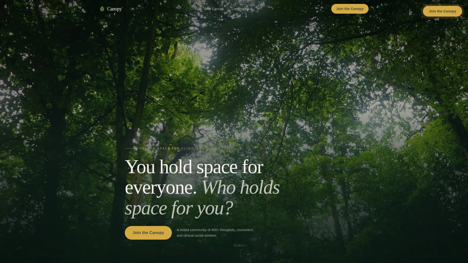 Therapist Community Landing Page Template