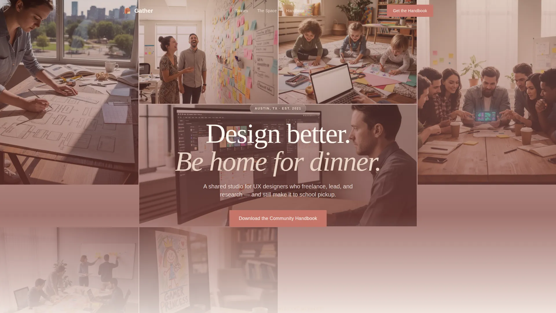 UX Designers Community Specialist Blog Website Template
