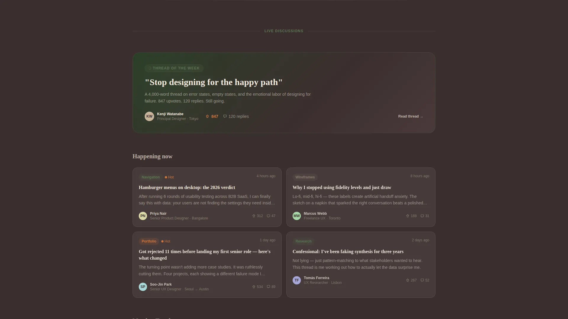 UX Designers Community Professional Website Template