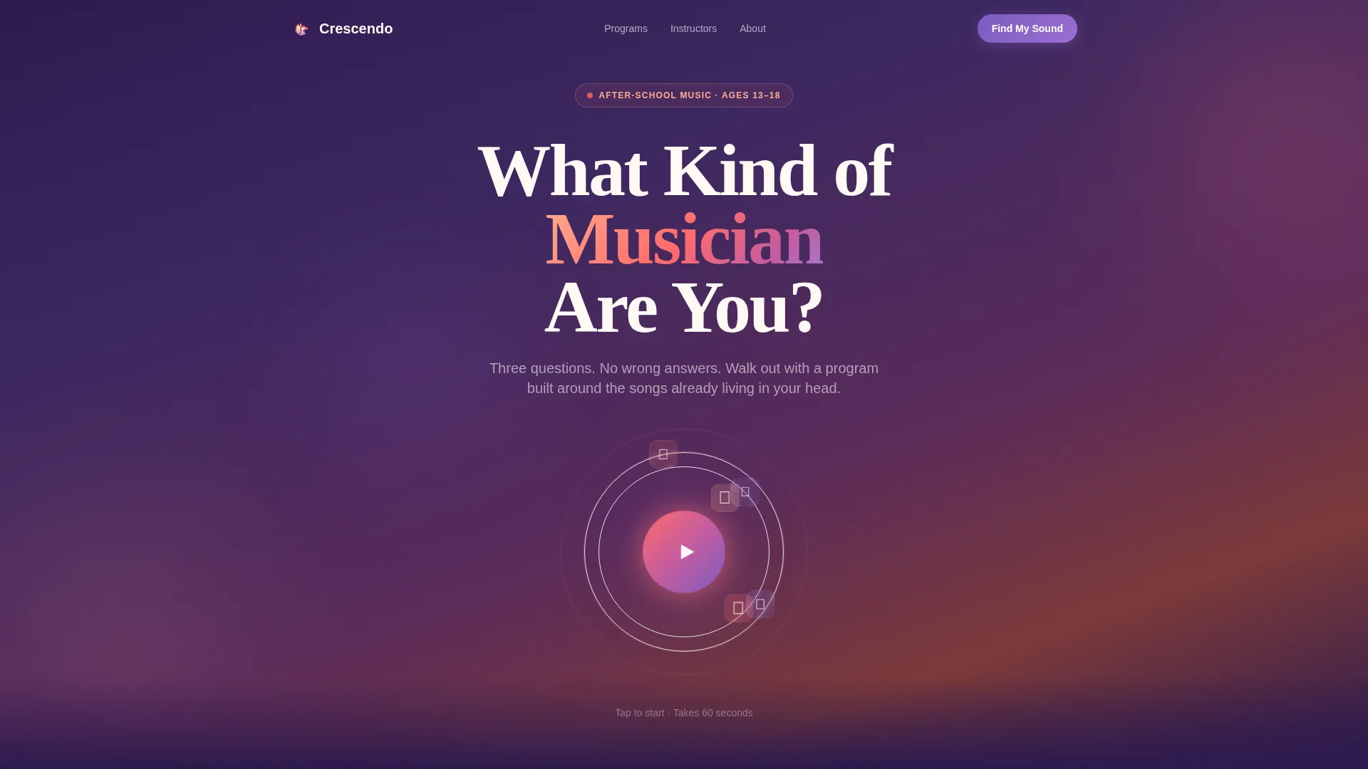 Converting Youth Engagement Landing Page Template