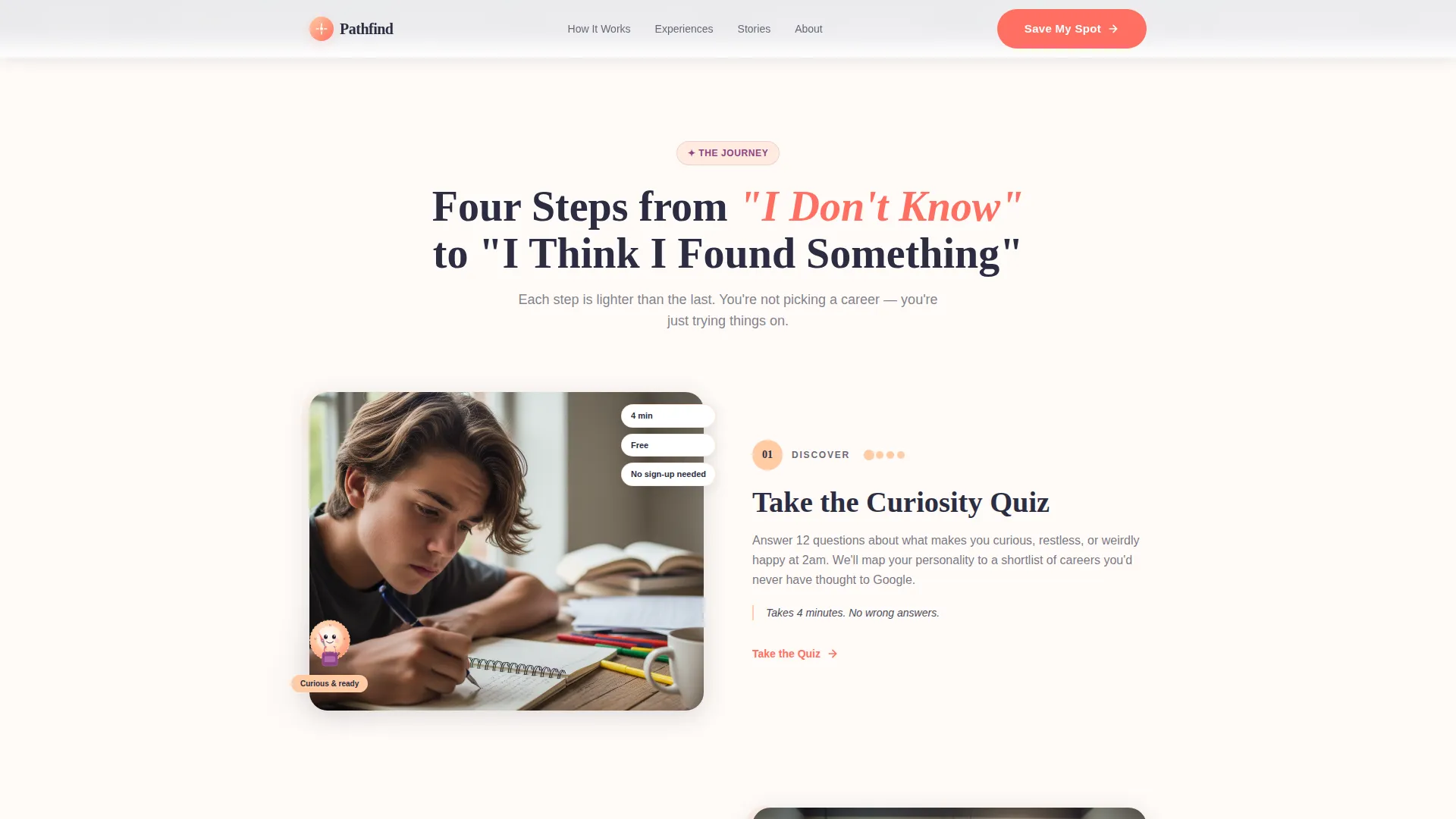 Teen & Tween Booking Website Template