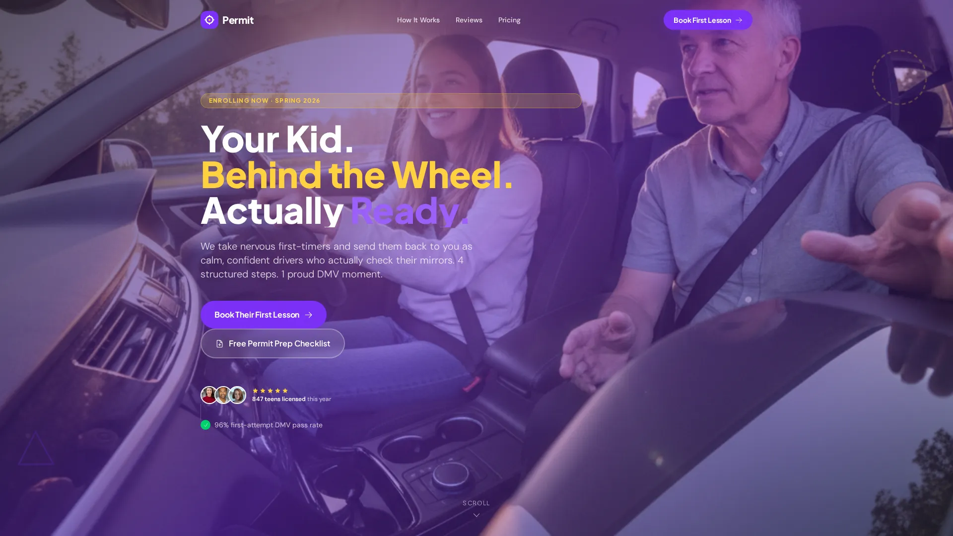 Teen & Tween Complete Booking Website Template