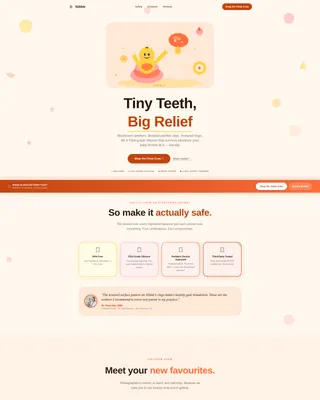 Baby & Nursery Product Specialist Professional Website Template