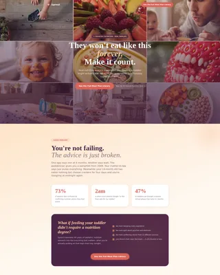 Toddler (1-3) Products & Complete Professional Website Template