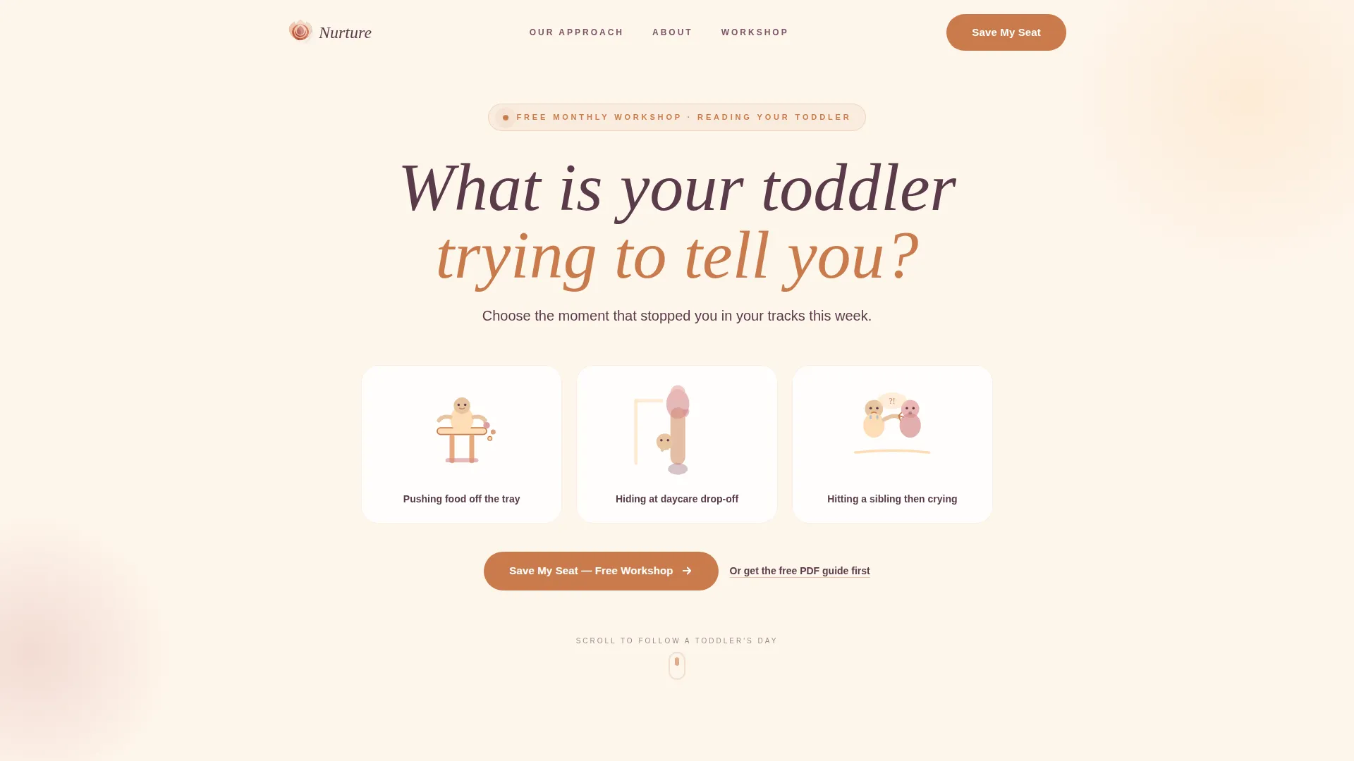 Toddler (1-3) Products & Professional Website Template