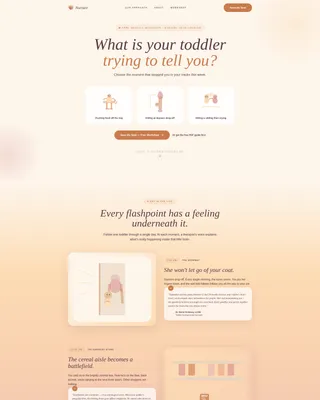 Toddler (1-3) Products & Professional Website Template