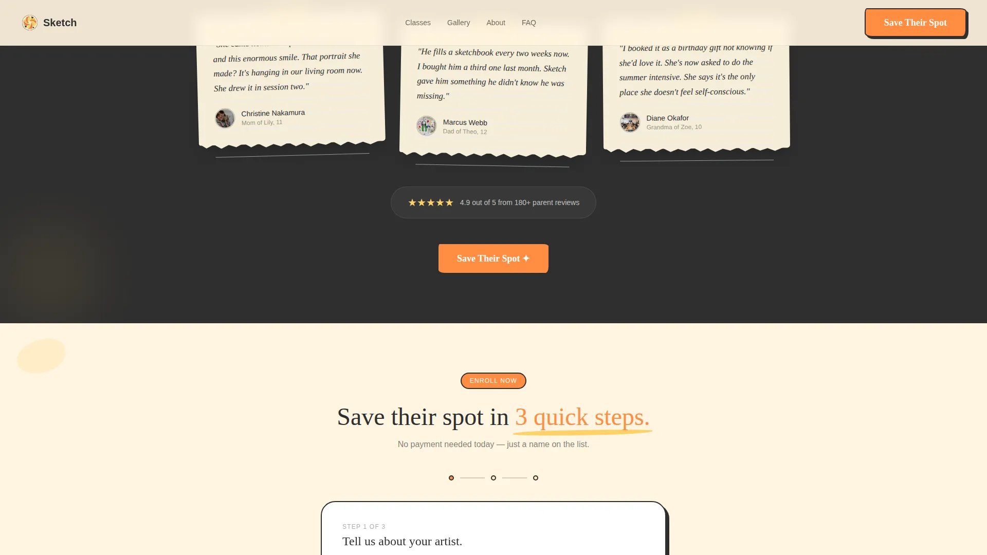 Tween (10-13) Products & Reviews Website Template