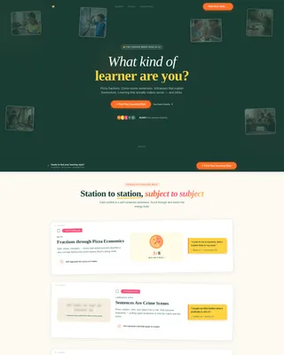 Tween (10-13) Products & Portfolio Website Template
