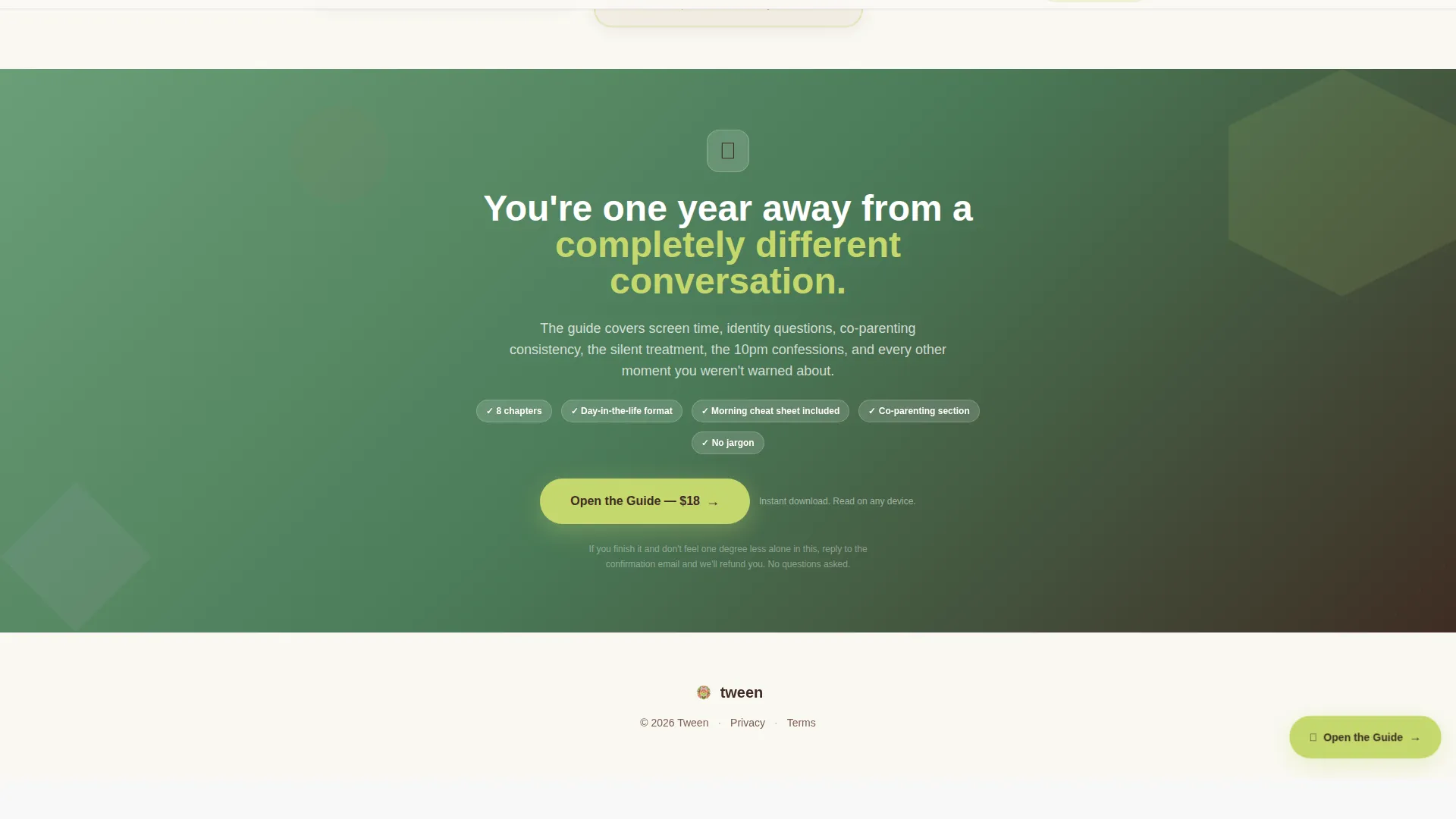 Tween (10-13) Products & Professional Website Template