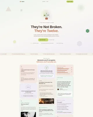 Tween (10-13) Products & Professional Website Template