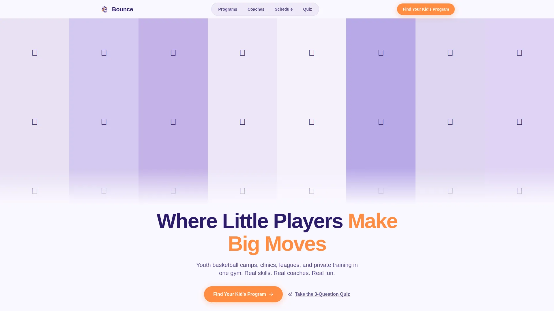Kids Sports & Dance Academy Booking Website Template