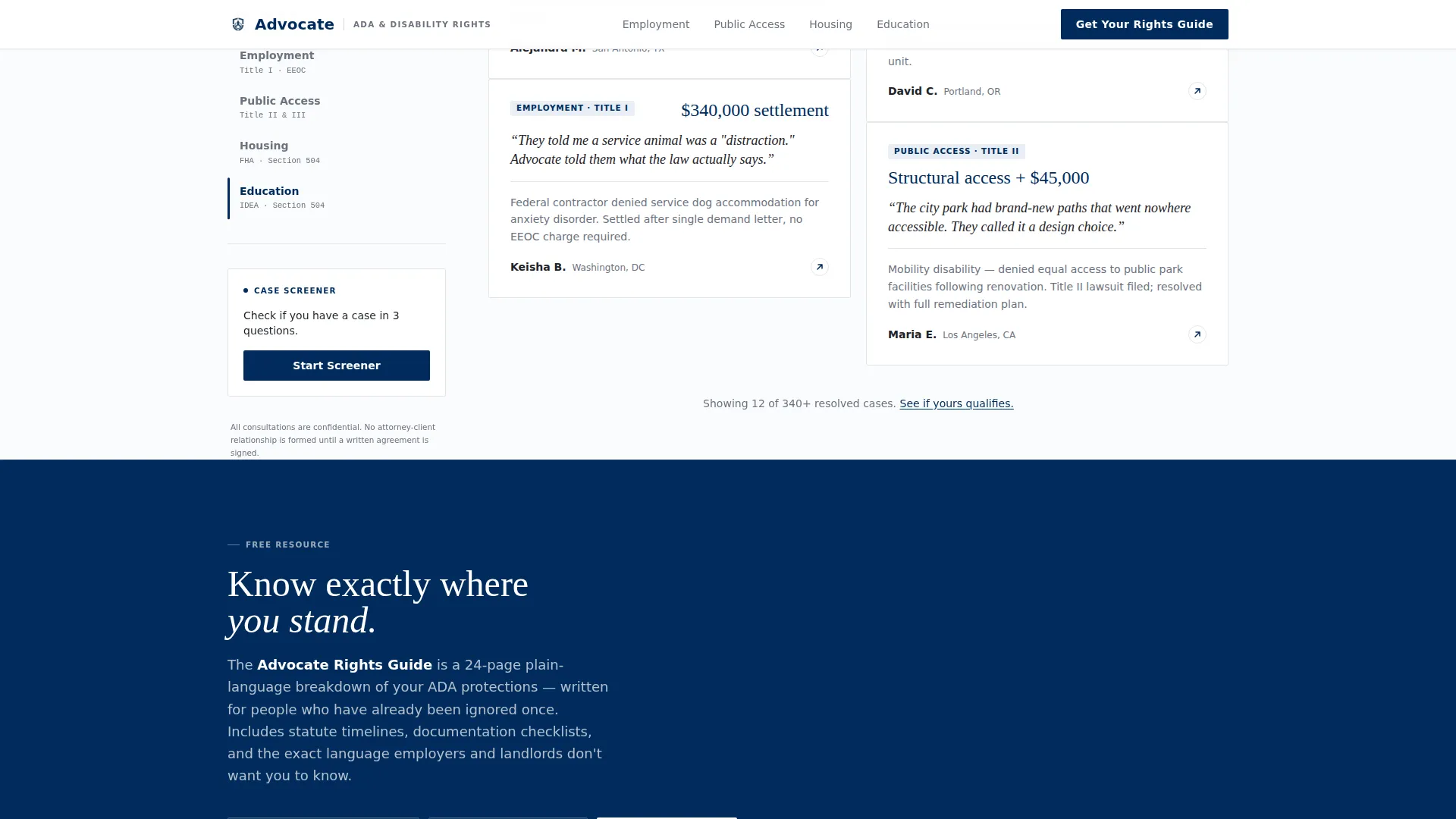 Employment & Labor Law Reviews Website Template
