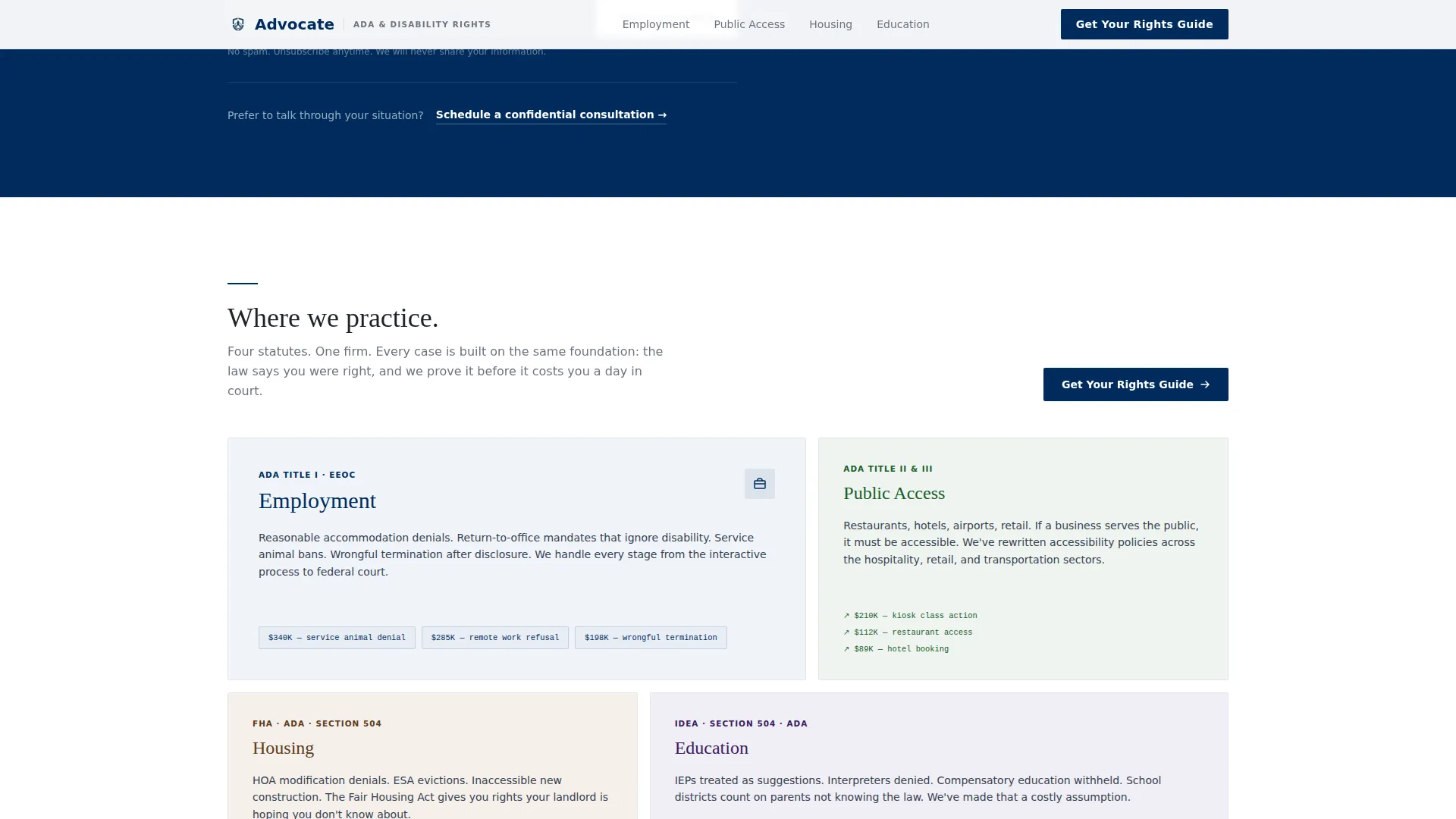 Employment & Labor Law Reviews Website Template