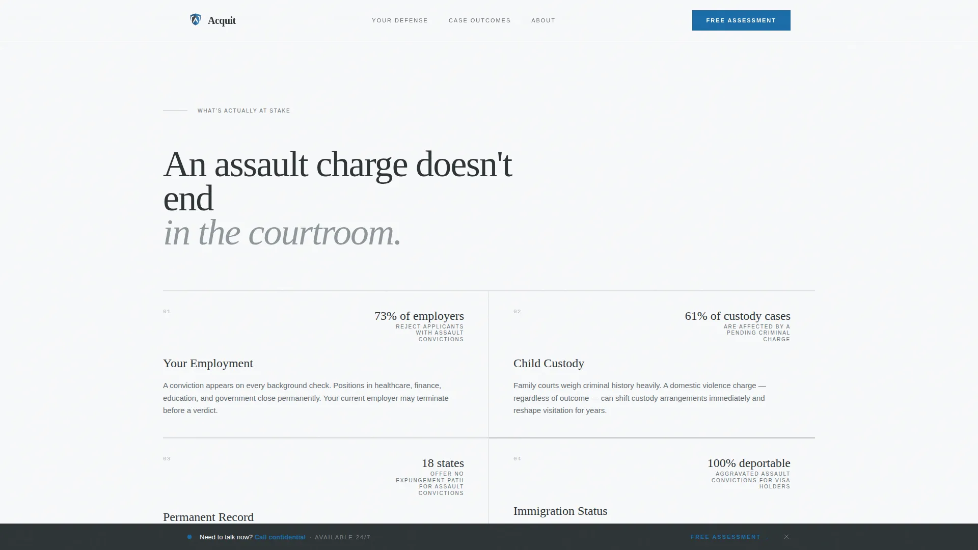 Criminal Defense Blog Website Template