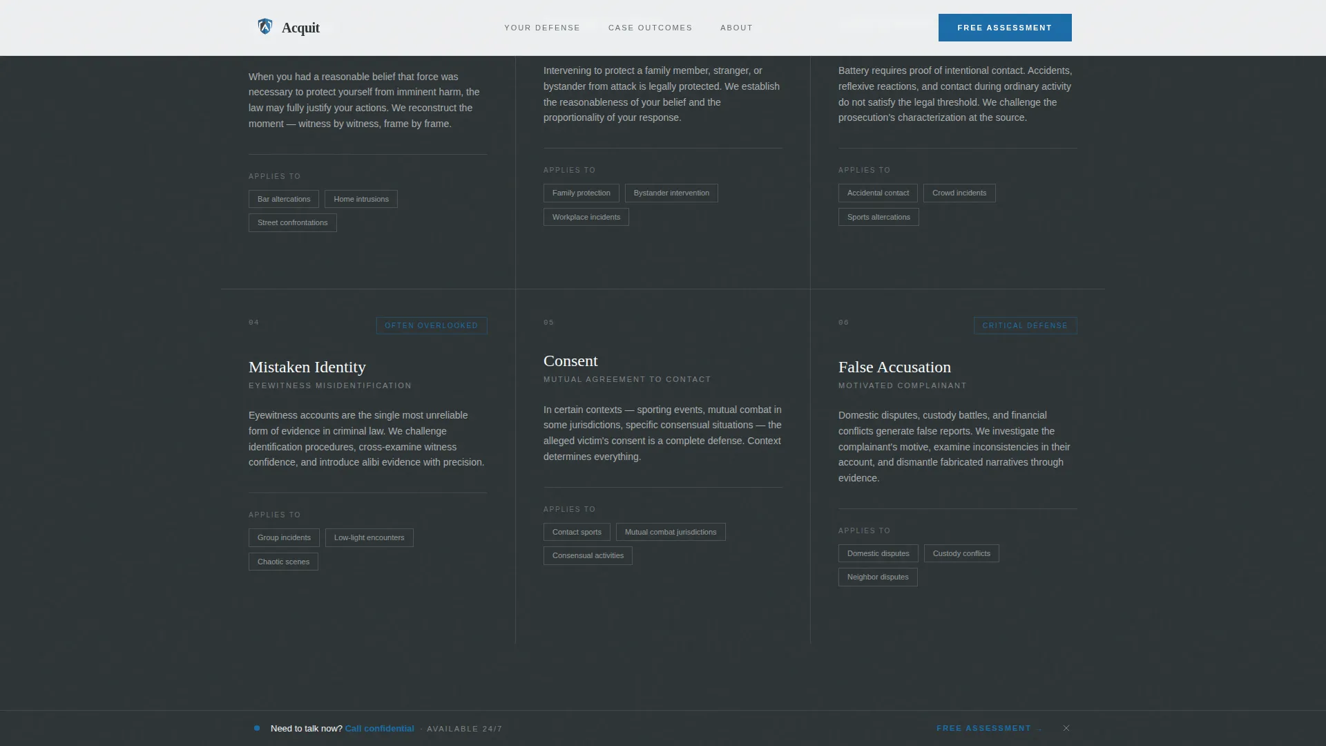 Criminal Defense Blog Website Template