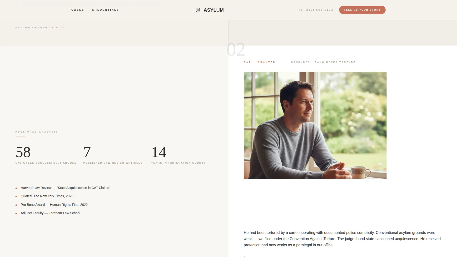 Immigration Law Blog Website Template