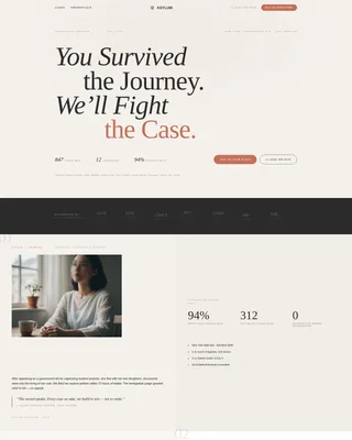 Immigration Law Blog Website Template