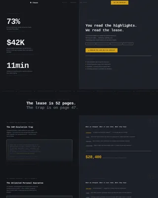 Commercial Lease Lawyer Landing Page Template