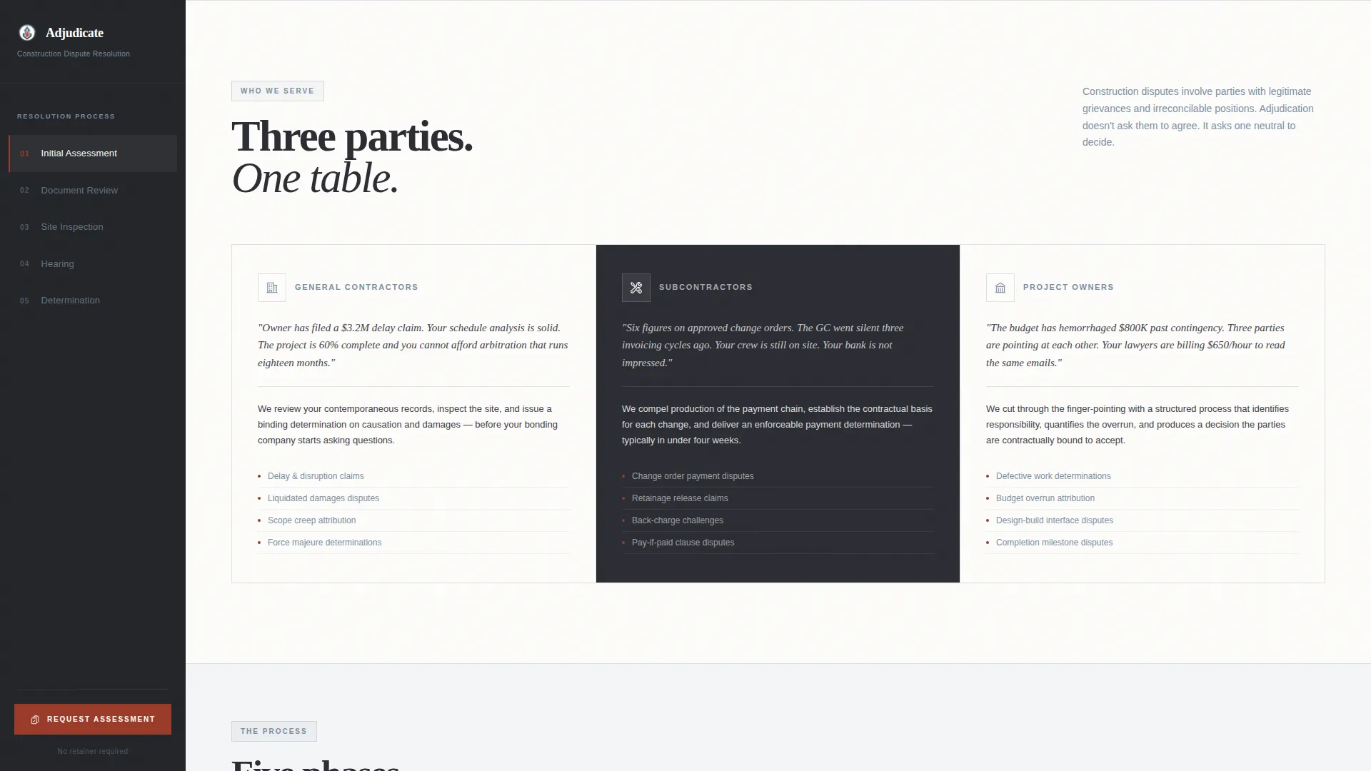 Mediation & Alternative Dispute Specialist Professional Website Template