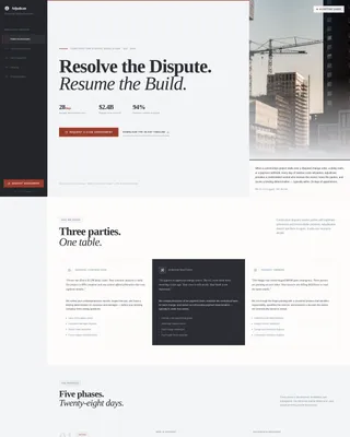Mediation & Alternative Dispute Specialist Professional Website Template