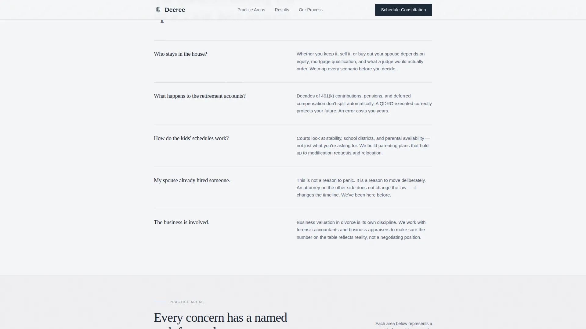 Divorce Attorney Landing Page Template