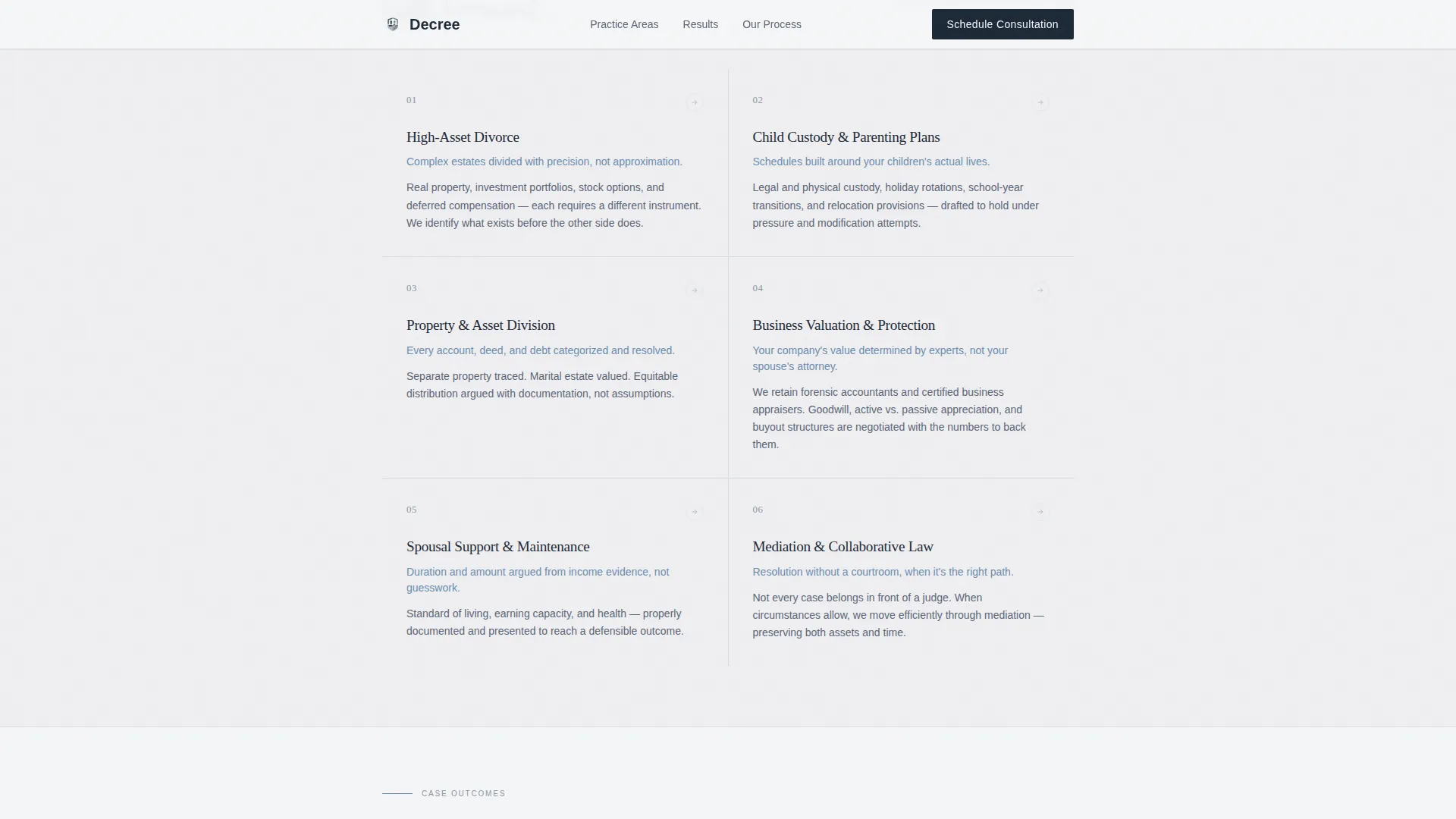 Divorce Attorney Landing Page Template