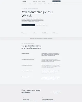 Divorce Attorney Landing Page Template