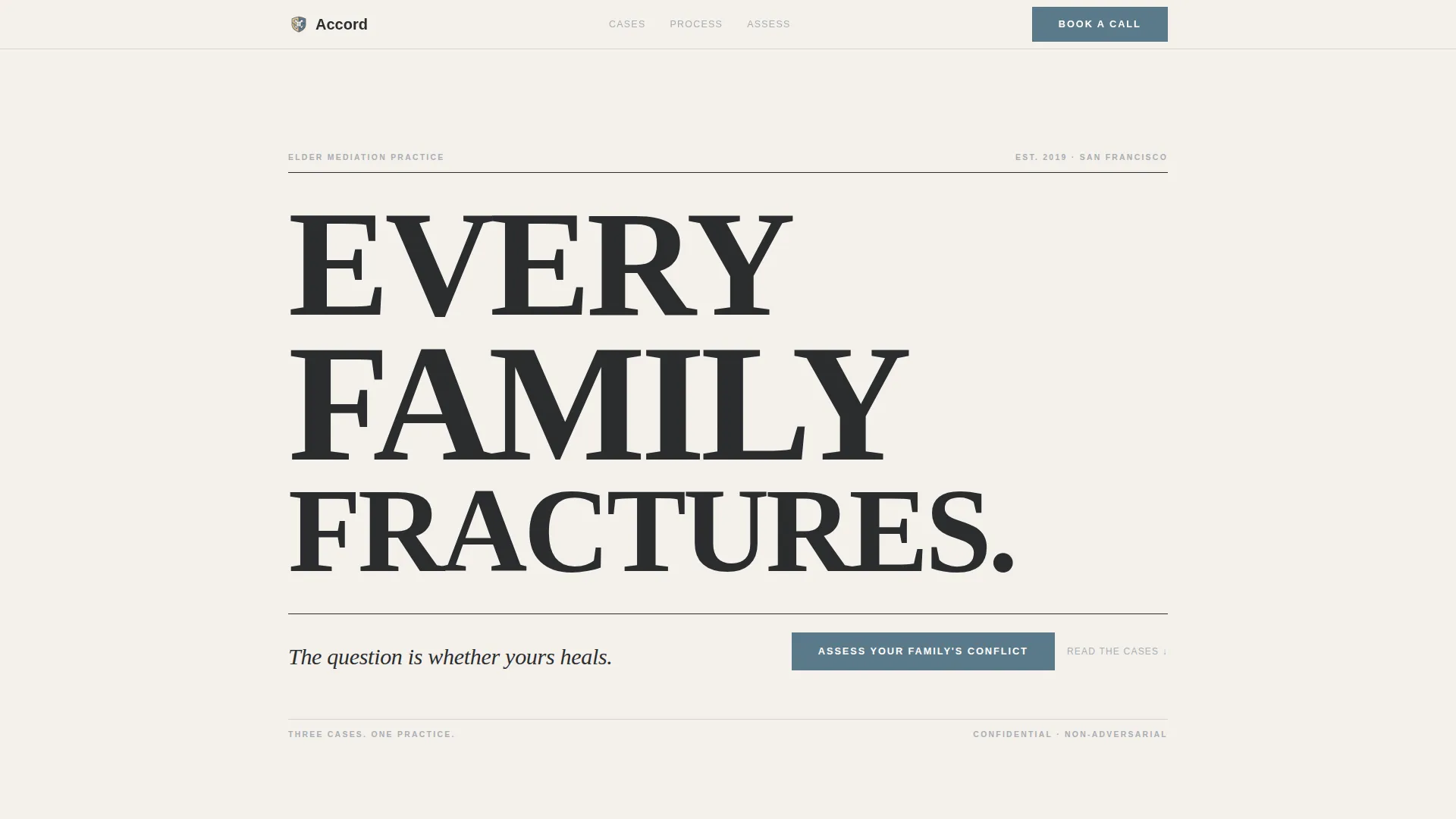 Mediation & Alternative Dispute Portfolio Website Template