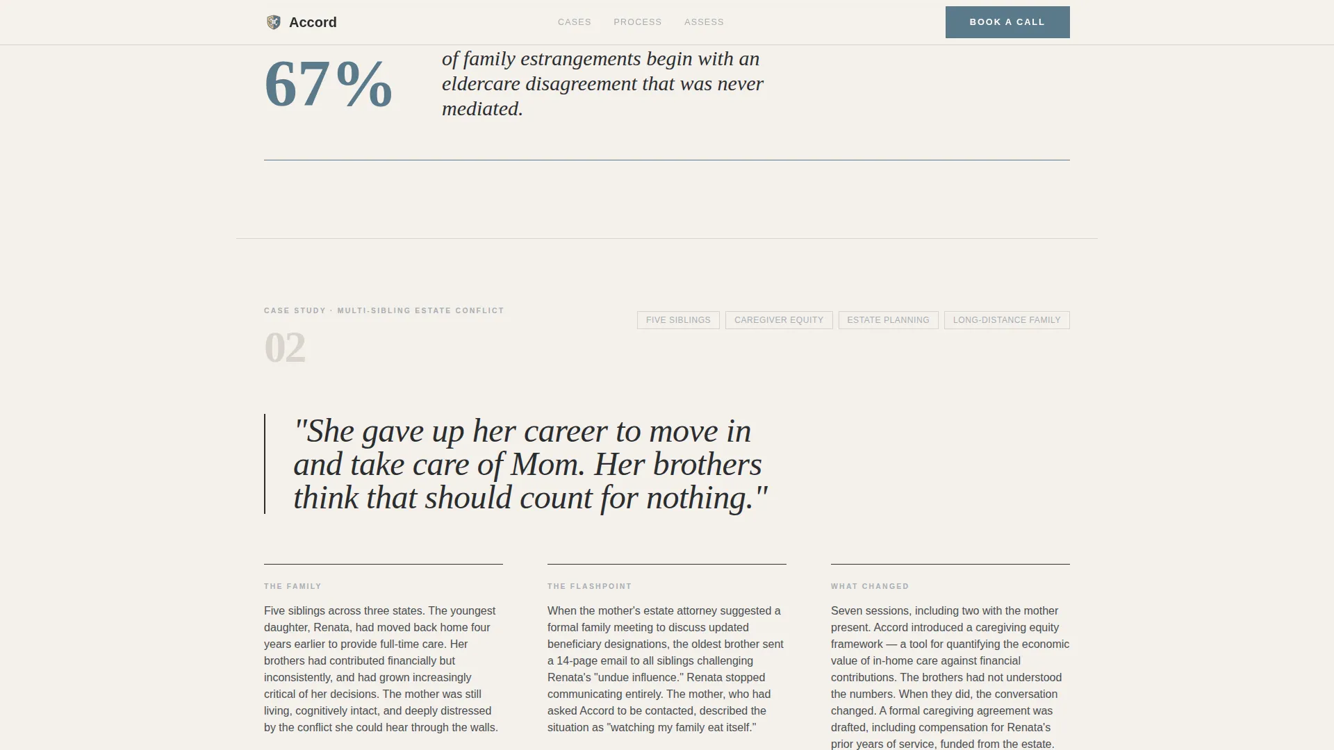 Mediation & Alternative Dispute Portfolio Website Template