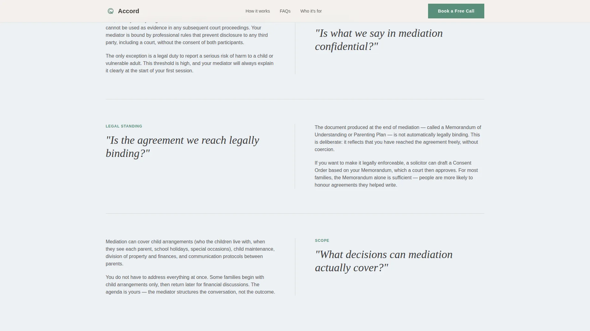 Family & Domestic Law Booking Website Template