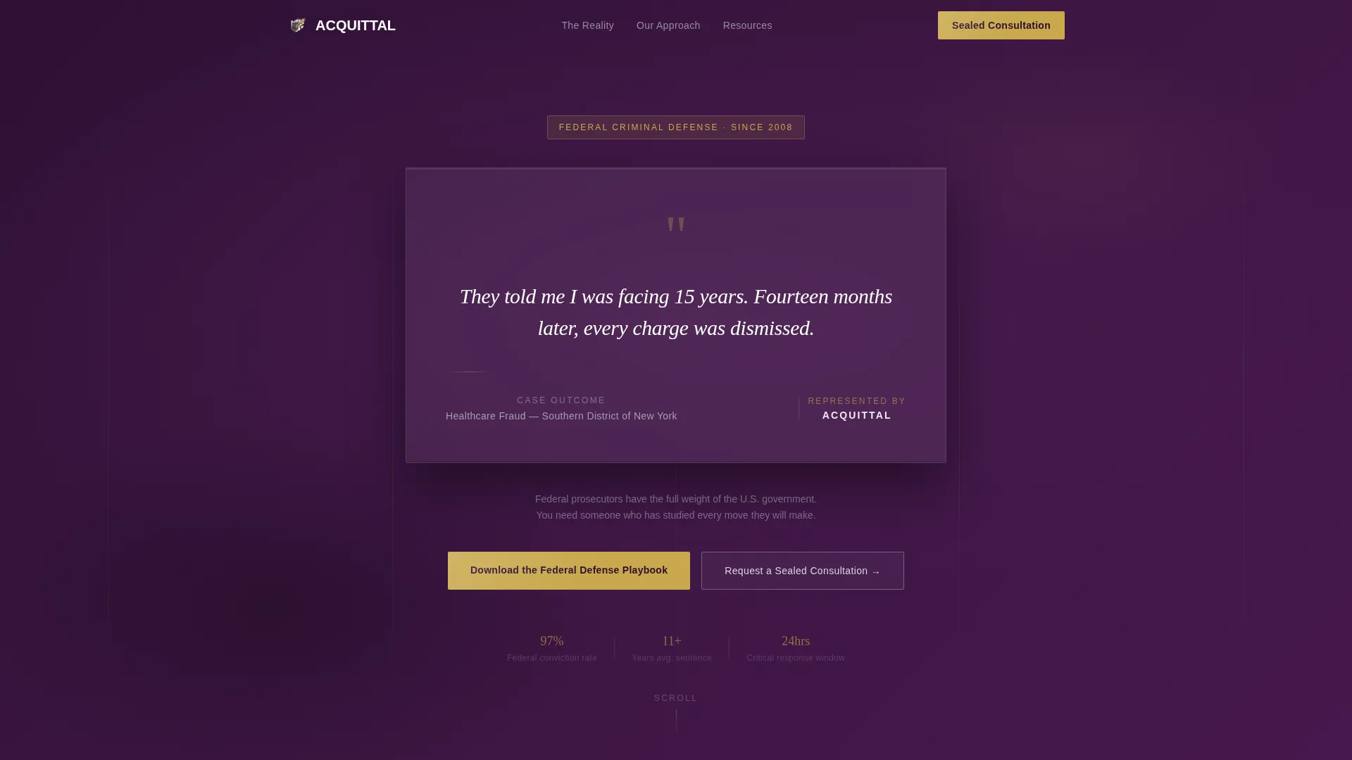 Criminal Defense Reviews Website Template
