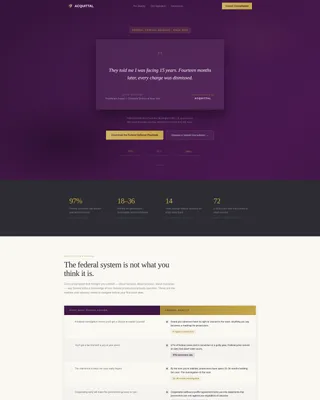 Criminal Defense Reviews Website Template