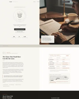 Franchise Law Firm Landing Page Template