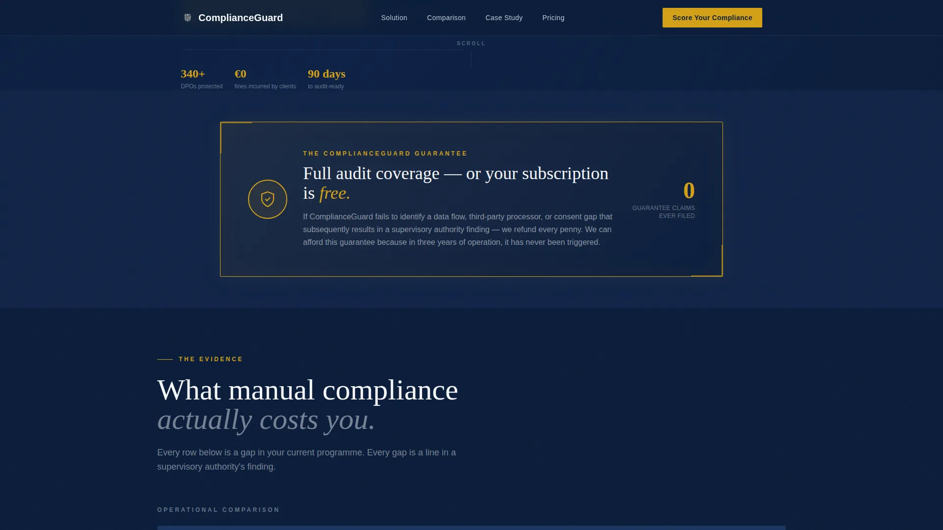 LegalTech & Compliance Software Privacy Policy Website Template