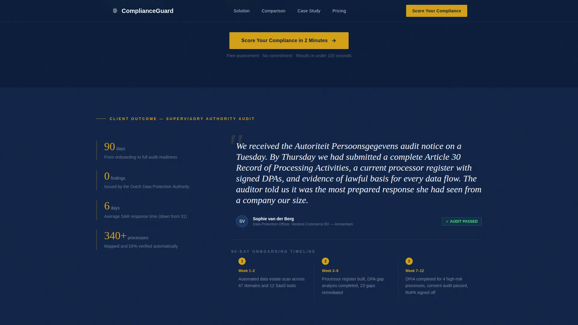LegalTech & Compliance Software Privacy Policy Website Template
