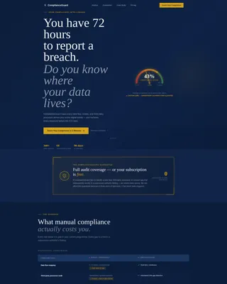 LegalTech & Compliance Software Privacy Policy Website Template