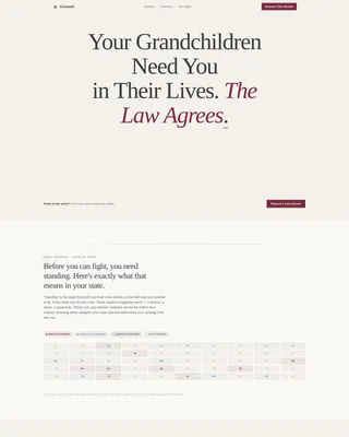 Family & Domestic Law Specialist Booking Website Template