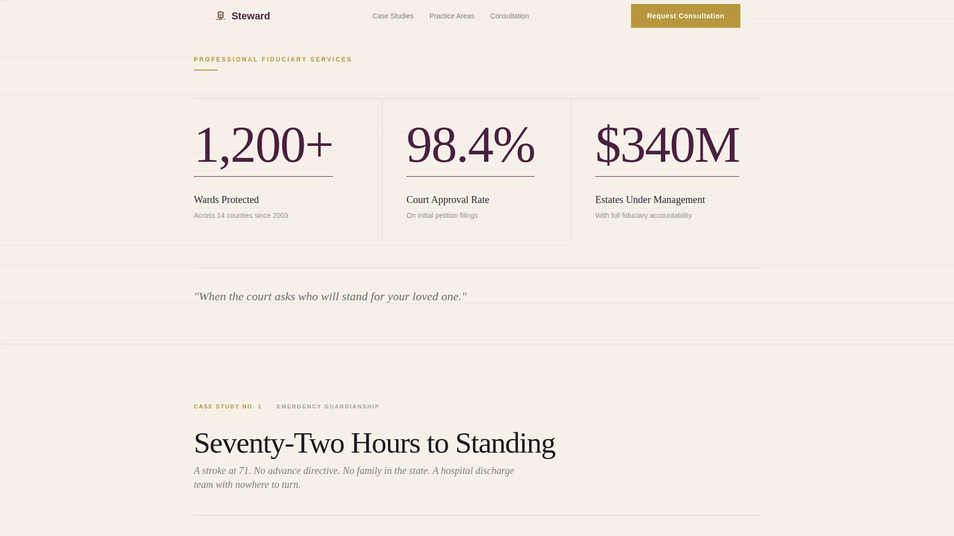 Family & Domestic Law Portfolio Website Template