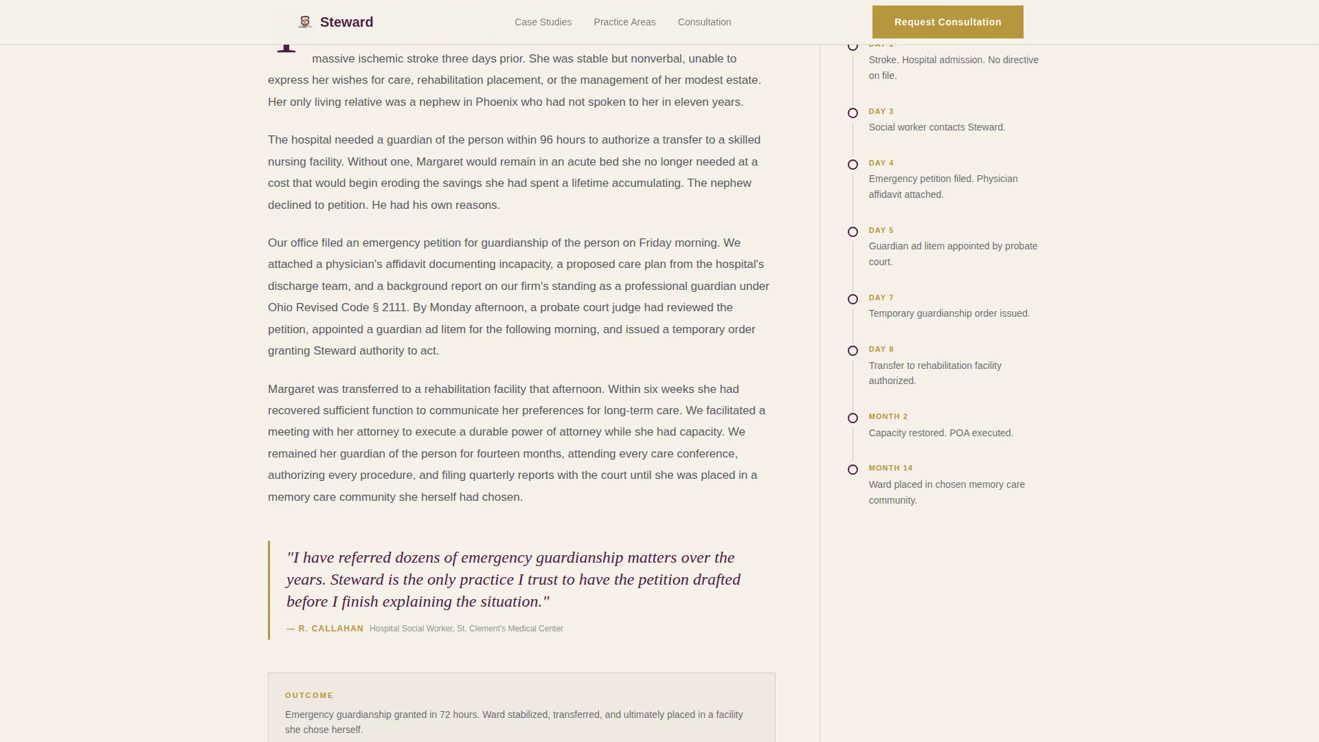 Family & Domestic Law Portfolio Website Template