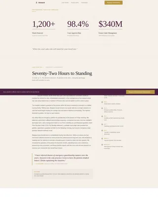 Family & Domestic Law Portfolio Website Template