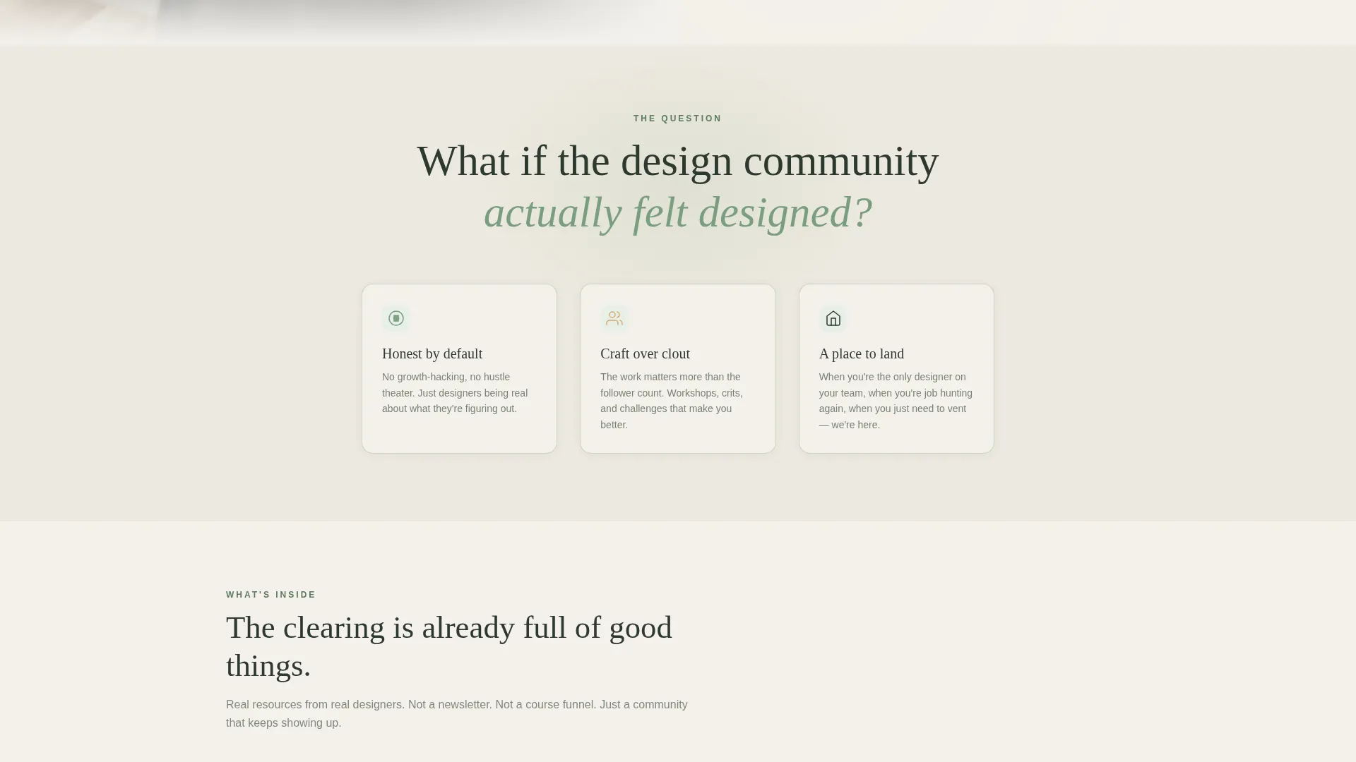 user experience Designers Community Landing Page Template