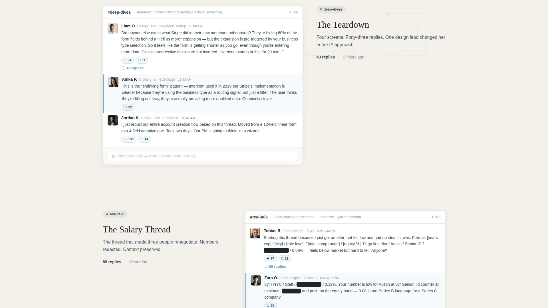 UX Designers Community Advanced Blog Website Template