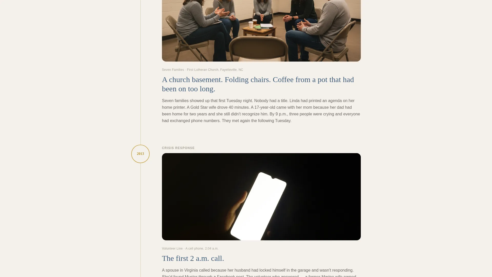 Veteran & Military Support Blog Website Template